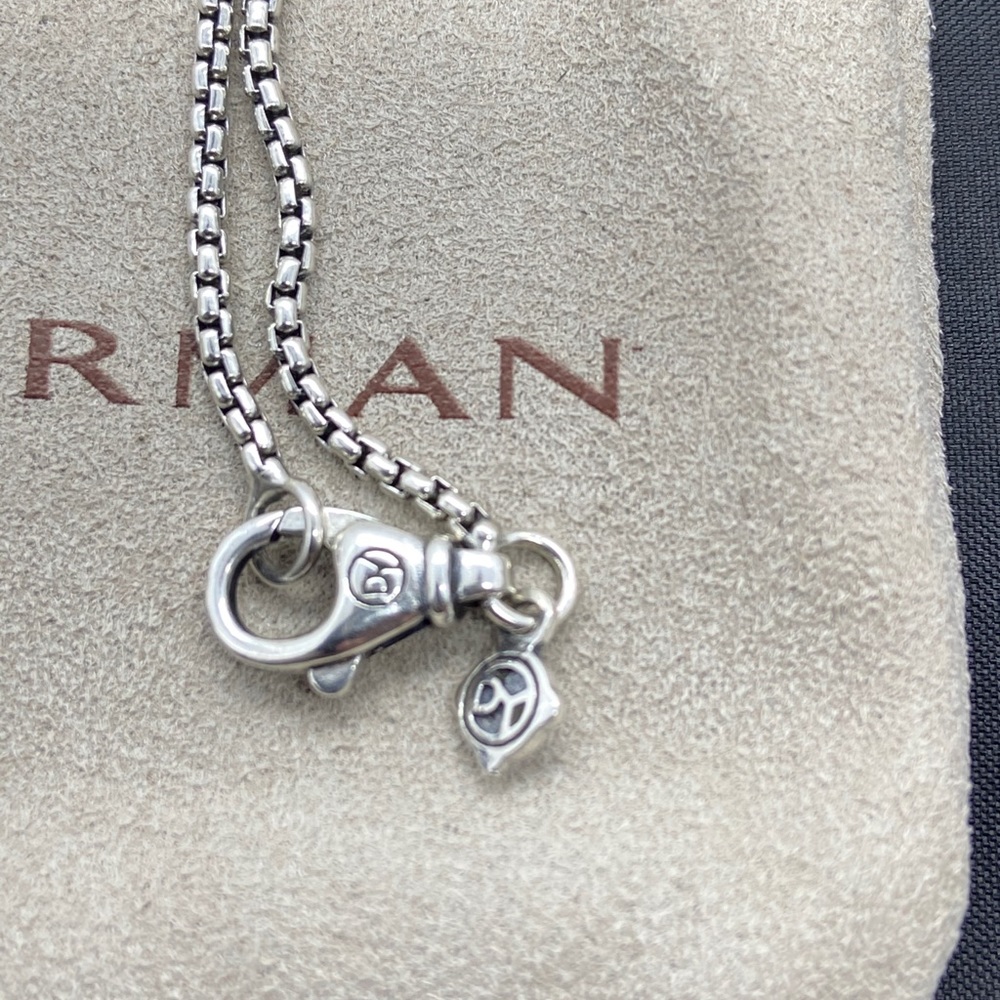 David Yurman Albion Diamond Smoky Quartz Pendant - Picture 7 of 10